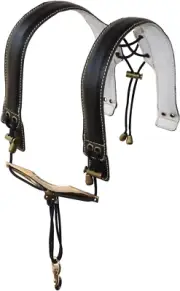 Lengthened Saxophone Shoulder Strap - Handmade Leather Saxophone Harnes