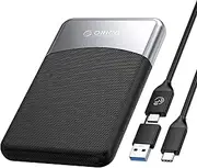 ORICO 2 TB External SSD with 2 in 1 USB C Cable, External Hard Drive SSD USB 3.2 Gen 1 up to 460 MB/s, Portable SSD for USB-C Smartphone, PC, Tablet, Labtop - M25PRO