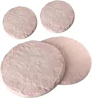 Garden Stepping Stones | 4 Pathway Pavers Stone Mat | Pathway Pavers Garden Stones | Stepping with Ground Stakes | Large Landscaping Step for Outdoor Walkway