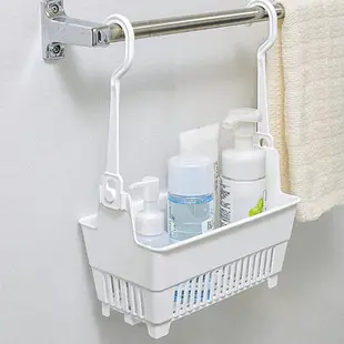 INOMATA日本進口掛籃掛鉤置物籃廚房浴室化妝用品收納籃子收納筐