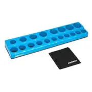 03975A Magnetic Socket Metric 19 Hole Magnetic Organizer, 10 - 27MM 1/2" Drive