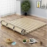 LVLDAWA Folding Rollable Hard Bed Board, Wood Breathable Mattress Stand Soft Bed Becomes Hard Waist Protector Bed Support Board for Sofa(90x90cm)