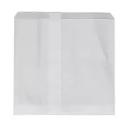 500xWhite Glassine Paper Bag 205mm x 198mm Sample Snack Portion Control Reusable