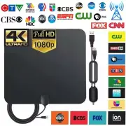3700Miles Range Flat HD Digital Indoor Amplified TV Antenna with Amplifier HDTV