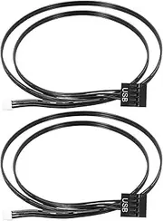RGB Cable - 4 Pin RGB Lighting Adapter Cable - 4 Pin 12V Connector Cord Motherboard Extended Computer Accessories for Cooler Fan, Processor & Motor