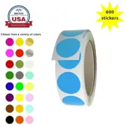 Royal Green Color-Coding Labels 1.5 Inch (About 4cm) Dot Stickers on a Roll