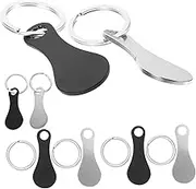 LAPYAPPE 8Pcs Stainless Steel Shopping Cart Tokens with Key Rings Convenient Trolley Tokens for Access for Grocery Carts and Personal Keychains
