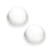 Diameter 38mm Flat Convex Lens, 2 Pcs Height 15mm Optical Lens, 2.2mm