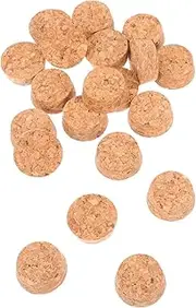 UTHCLO 20 Pack Natural Corks for Bottles Tapered Wine Bottle Cork Stoppers for Aromatherapy DIY Craft Supplies