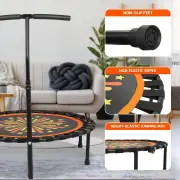 Advwin 40Inch Mini Fitness Trampoline Rebounder