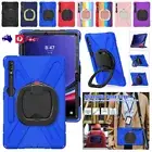 For Samsung Galaxy Tab S9+/S9 FE Plus Tablet Heavy Duty Case Armor Cover w Strap