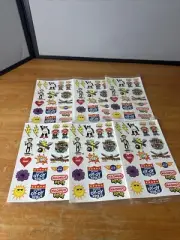 Vintage 1990s Duncan YoYo Yo-Yo Lot Of 6 Sheets Of Temporary Tattoos Bee Beetle