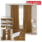 Luxurious Gold Brown Velvet Curtains for Stylish Decor - Light Blocking, 62x96