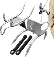 Hogvinnatil Tree Climbing Spikes, Cat Claws Tool, Portable Tree Climbing Claw, Anti-Rutp Multi-Purpose Devices, Bar Shoes Equipment, Safety Shelf Pedal for Working