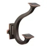 P25025-SN Double Coat Hook, 0.875-Inch, Satin Nickel