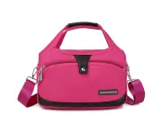 Rose Red Ladies Bag Trendy Fashion Simple Casual Hundred Oxford Cloth Handbag Shoulder Bag Crossbody Women's Bag