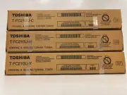 3 OEM Toshiba eStudio 2010AC, 2510AC CMY Toners T-FC210U-C,T-FC210U-M,T-FC210U-Y