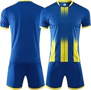[LAIFU] Kids Soccer Jerseys for Boys Girls Training Outfit Team Uniform Athletic Shirts Sportswear Kit