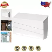 Easy Install Wall Mailbox - Large Capacity with Trusted Safety Features