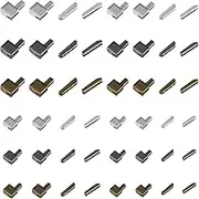 48pcs Metal Zipper Latch Slider Retainer, 3#5#8#10 Zipper Insertion Pin Zipper Stopper Broken Zipper Pull Replacement, 3 Color Zipper Slider Universal Zipper Fixer for Sewing,Jacket,Coat, Pants,Hand
