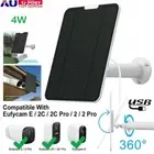 10W Solar Panels for Eufy Eufycam Cam E/2C/E/2 Pro Wall Mount 13ft Power Cable