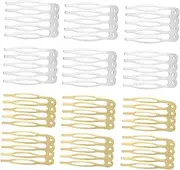 DECORNIJIA 100Pcs Wig Clips Combs Durable Hair Accessories for Women for Styling Fixing Bangs Party Decorations