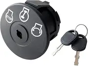 Lawn Mower Ignition Switch with Key 5 terminals for MTD Craftsman Ariens Bad Boy Zero Turn Lawn Tractor 925-04659 725-04659 John Deere GY00191 Craftsman LT2000 Huskee LT4200 Ignition Switch