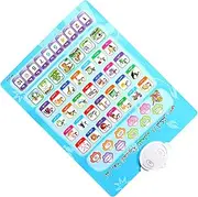 Tofficu Early Education Wall Map Voice English Alphabet Learning Chart for Children
