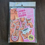 Bachelorette Party Game Funny Stick Junk on The Hunk Bride Pin Dick