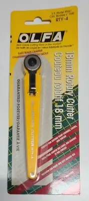 Olfa Small Rotary Cutter 18mm #9657 RTY-4 Quilting Tools