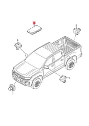 Genuine VW Amarok T1A T1B Ctrl Unit 2HJ901241AM