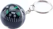 Ball Keychain Compass, Liquid Filled Compass Ball Ball Keyring Compass for Ca...