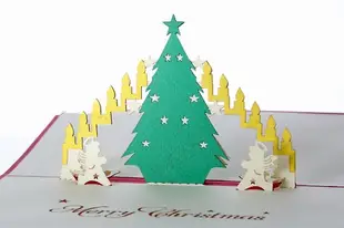 3D聖誕樹立體卡片