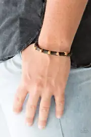 NEW Paparazzi Urban Bracelet Backwoods Backpacker Brown NWT