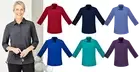 Ladies Stretch 3/4 Sleeve Shirt Size 4 6 8 10 12 14 16 18 20 22 24 26 28 30