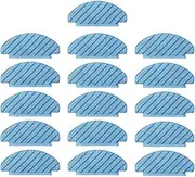 Vacuum Cleaner Superfiber Mop Cloths Washable ，Compatible for Ecovacs，Compatible for Deebot， Ozmo T8 AIVI T8 Max N8 Pro Plus/ N8 Pro T9,Replacement of Spare Parts(16 pcs)