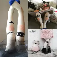 在飛比找momo購物網優惠-【JoyNa】2雙入-日韓甜美寶寶卡通大眼睛保暖連褲襪(兒童