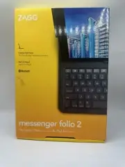 ZAGG - Messenger Folio 2 - Tablet Keyboard & Case for 10.2-inch iPad, 10.5-inch