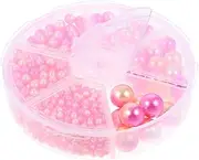 TOPPERFUN Colorful Round Flat Back Imitation Embellishments for Craft Projects Hairband Decoration Accessories Pack of Fashion Glue Decorative Elements
