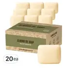Mugunghwa Natural Beauty Almond Oil Soap Basil & Chamomile 90g x 20pcs K Beauty