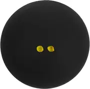 EXAOMBLE Universal Squash Sport Outdoor Play Balls Field Hockey Balls Single Dot Racket Ball Elastic Bouncing Ball Replacement Balls Racket Balls Bounce Squash Balls Rubber Black