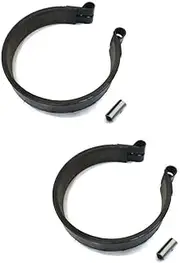 (2) 4 Inch BRAKE BAND with PIN for Go Kart Cart Go-Cart Minibike Mini Bike ATV 4"