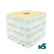 Stonewool Nutrifield 100 100 Cube x 5 Rock Wool Propagation Grodan