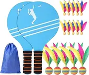 Generic 2 Pack Badminton Racket Set with Shuttlecocks for Kids