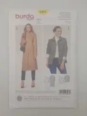 Burda Sewing Pattern 6461 Women's Coat Jacket Pattern Size US 8-20 EUR 34-46 NEW