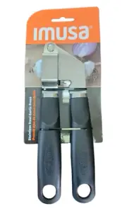 Imusa Stainless Steel Garlic Ginger & More Press Black - Garlic Press