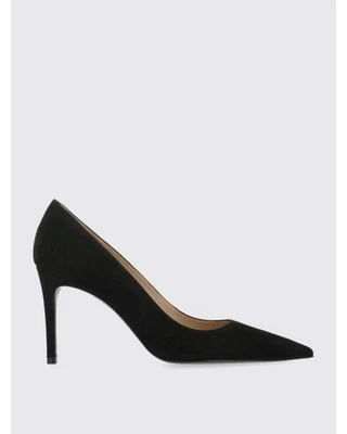 Stuart Weitzman Power Pump Suede Pointy Toe Pump Women Black