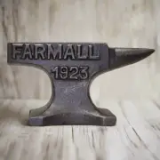 Farmall Tractors 1923 Cast Iron Anvil Paperweight (4.5" x 2.75")