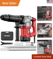 Electric Jack Hammer Aluminum 1500W 3600BPM Vibration Control Demolition Tool