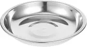 LABRIMP Round Serving Plate Heavy Duty Appetizer Dish Versatile Platter for Meat Fish and Desserts for Home Restaurant and Parties